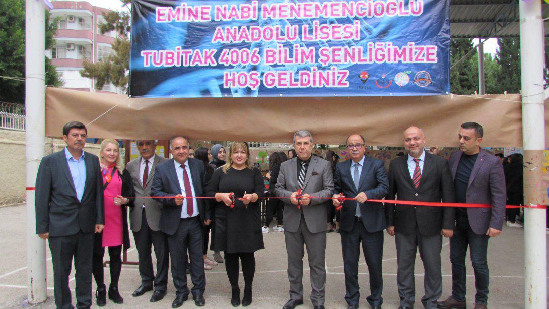 İlçemiz Emine Nabi Menemencioğlu Anadolu Lisesi TÜBİTAK 4006 Bilim Fuarı Açılışı