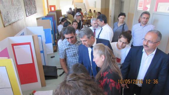 Oğuzhan Ortaokulu Tübitak 4006 Bilim Fuarı Açılışı