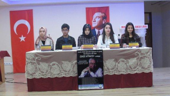 Anadolu Mektebi Yazar Okumaları Doğumunun 90. Yılında Türk Dünyasının Usta Yazarı Cengiz AYTMATOV Paneli