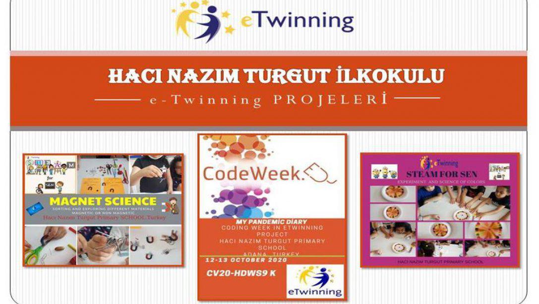 Hacı Nazım Turgut İlkokulu Müdürlüğünün e-Twinning Projeleri