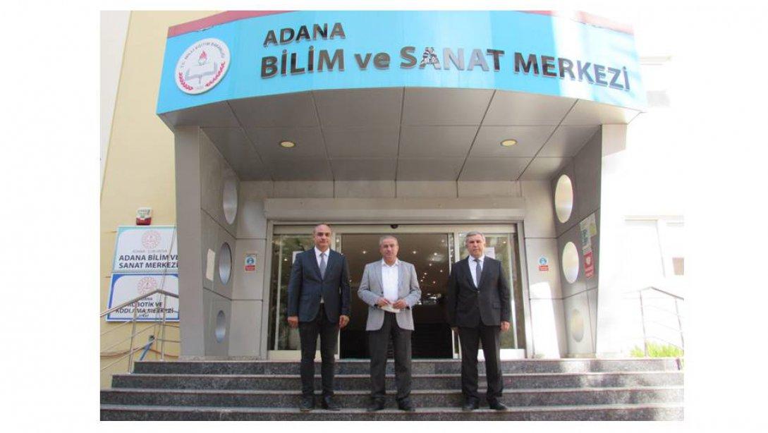 Çukurova Kaymakamımız Sayın Mustafa KAYA ve İlçe Milli Eğitim Müdürümüz Sayın Ayhan DAĞLI, BİLSEM'i (Adana Bilim Sanat Merkezi) ziyaret ettiler.