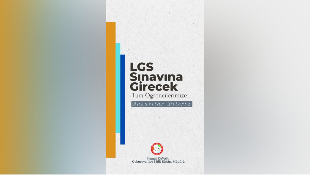 LGS Sınavına Girecek Tüm Öğrencilerimize Başarılar Dileriz.