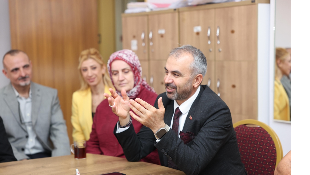 İL MÜDÜRÜMÜZDEN İLÇEMİZ OKULLARINA ZİYARET